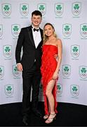 9 November 2024; Olympians and brother and sister Luke McCann and Jodie McCann in attendance at the Team Ireland Centenary Olympic Ball, in the Clayton Hotel Burling Road in Dublin. Paris 2024 marked 100 years of Team Ireland competing at the Olympic Games. Photo by Sam Barnes/Sportsfile