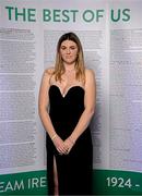 9 November 2024; Olympian Madison Corcoran in attendance at the Team Ireland Centenary Olympic Ball, in the Clayton Hotel Burling Road in Dublin. Paris 2024 marked 100 years of Team Ireland competing at the Olympic Games. Photo by Seb Daly/Sportsfile