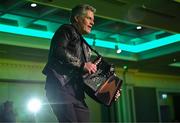 9 November 2024; Musician Liam O'Connor and his band perform at the Team Ireland Centenary Olympic Ball, in the Clayton Hotel Burling Road in Dublin. Paris 2024 marked 100 years of Team Ireland competing at the Olympic Games. Photo by Brendan Moran/Sportsfile