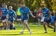 12 November 2024; Harry Byrne during a training session as part of the Leinster Rugby 12 County Tour at North Kildare RFC in Kilcock, Kildare. Photo by Brendan Moran/Sportsfile