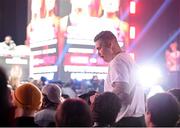 13 November 2024; Former boxer Tony Bellew is removed from a press conference, held at Toyota Music Factory in Irving, Texas, USA, ahead of Jake Paul v Mike Tyson and Katie Taylor v Amanda Serrano 2, on November 15th at AT&T Stadium in Arlington, Texas. Photo by Stephen McCarthy/Sportsfile