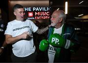 13 November 2024; Former boxer Tony Bellew and Norman after being removed from a press conference, held at Toyota Music Factory in Irving, Texas, USA, ahead of Jake Paul v Mike Tyson and Katie Taylor v Amanda Serrano 2, on November 15th at AT&T Stadium in Arlington, Texas. Photo by Stephen McCarthy/Sportsfile
