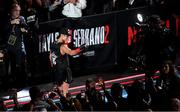 15 November 2024; Amanda Serrano before her undisputed super lightweight championship fight with Katie Taylor at AT&T Stadium in Arlington, Texas, USA. Photo by Stephen McCarthy/Sportsfile