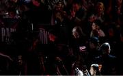 15 November 2024; Mike Tyson leaves after his defeat to Jake Paul following their heavyweight bout fight at AT&T Stadium in Arlington, Texas, USA. Photo by Stephen McCarthy/Sportsfile