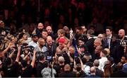 15 November 2024; Jake Paul celebrates after his victory over Mike Tyson following their heavyweight bout fight at AT&T Stadium in Arlington, Texas, USA. Photo by Stephen McCarthy/Sportsfile