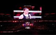 15 November 2024; Katie Taylor before her undisputed super lightweight championship fight with Amanda Serrano at AT&T Stadium in Arlington, Texas, USA. Photo by Stephen McCarthy/Sportsfile