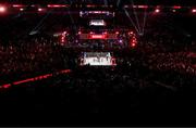 15 November 2024; Katie Taylor and Amanda Serrano during their undisputed super lightweight championship fight at AT&T Stadium in Arlington, Texas, USA. Photo by Stephen McCarthy/Sportsfile