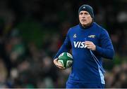 15 November 2024; Argentina head coach Felipe Contepomi before the Autumn Nations Series match between Ireland and Argentina at the Aviva Stadium in Dublin. Photo by Brendan Moran/Sportsfile