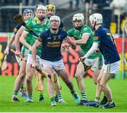 17 November 2024; Jordan Quinn of Kilcormac-Killoughey in action against St Mullins during the AIB Leinster GAA Senior Club Hurling Championship quarter-final match between St Mullins and Kilcormac-Killoughey at Netwatch Cullen Park in Carlow. Photo by Matt Browne/Sportsfile
