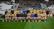 17 November 2024; The Feakle team before the AIB Munster GAA Senior Club Hurling Championship semi-final match between Sarsfields and Feakle at Supervalu Páirc Uí Chaoimh in Cork. Photo by Brendan Moran/Sportsfile