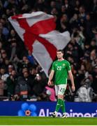 17 November 2024; Mark McGuinness of Republic of Ireland reacts after his side concede their first goal during the UEFA Nations League B Group 2 match between England and Republic of Ireland at Wembley Stadium in London, England. Photo by Stephen McCarthy/Sportsfile