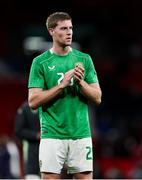 17 November 2024; Mark McGuinness of Republic of Ireland after the UEFA Nations League B Group 2 match between England and Republic of Ireland at Wembley Stadium in London, England. Photo by Harry Murphy/Sportsfile
