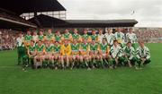 4 September 1994. The Offaly squad prior to the All-Ireland Senior Hurling Championship Final match between Offaly and Limerick at Croke Park in Dublin. Photo by Ray McManus/SPORTSFILE
