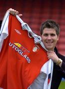 26 August 2004; Robbie Doyle who has signed for St. Patrick's Athletic at Richmond Park, Dublin. Picture credit; Brian Lawless / SPORTSFILE