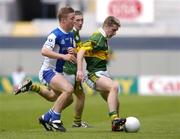 29 August 2004; Paul O'Connor, Kerry, in action against Cahir Healy, Laois. All-Ireland Minor Football Championship Semi-Final, Kerry v Laois, Croke Park, Dublin. Picture credit; Brian Lawless / SPORTSFILE