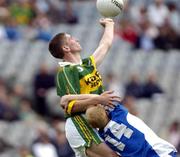 29 August 2004; Killian Young, Kerry, in action against Donal Brennan, Laois. All-Ireland Minor Football Championship Semi-Final, Kerry v Laois, Croke Park, Dublin. Picture credit; Matt Browne / SPORTSFILE