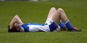 29 August 2004; A dejected Mark Timmons, Laois, after defeat by Kerry. All-Ireland Minor Football Championship Semi-Final, Kerry v Laois, Croke Park, Dublin. Picture credit; Brian Lawless / SPORTSFILE