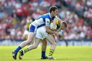 29 August 2004; Kieran O'Leary, Kerry, in action against Enda Butler, Laois. All-Ireland Minor Football Championship Semi-Final, Kerry v Laois, Croke Park, Dublin. Picture credit; Ray McManus / SPORTSFILE