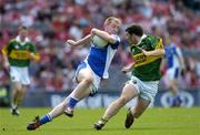 29 August 2004; Ian Fleming, Laois, in action against Ciaran Kelliher, Kerry. All-Ireland Minor Football Championship Semi-Final, Kerry v Laois, Croke Park, Dublin. Picture credit; Ray McManus / SPORTSFILE
