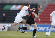 30 August 2004; Alan Kirby, Longford Town, in action against Kevin Hunt, Bohemians. eircom League Cup final, Longford Town v Bohemians, Flancare Park, Drogheda. Picture credit; David Maher / SPORTSFILE