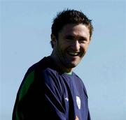 31 August 2004; Robbie Keane, Republic of Ireland, during squad training. Malahide FC, Malahide, Co. Dublin. Picture credit; David Maher / SPORTSFILE