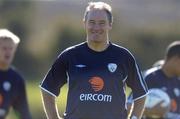 31 August 2004; Brian Kerr, Republic of Ireland manager, during squad training. Malahide FC, Malahide, Co. Dublin. Picture credit; David Maher / SPORTSFILE