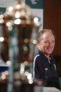 31 August 2004; Brian Kerr, Republic of Ireland manager at the Carlsberg Cup fourth round draw. Portmarnock Hotel and Golf Links, Portmarnock, Co. Dublin Picture credit; David Maher / SPORTSFILE