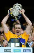 28 September 2013; Clare captain Patrick Donnellan lifts the Liam MacCarthy cup. GAA Hurling All-Ireland Senior Championship Final Replay, Cork v Clare, Croke Park, Dublin. Photo by Sportsfile