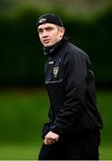 17 November 2024; Mohill strength and conditioning coach Cian Mulrooney before the AIB Connacht GAA Senior Club Football Championship semi-final match between Mohill and Pádraig Pearses at Seán O'Heslin Memorial Park in Ballinamore, Leitrim. Photo by Seb Daly/Sportsfile