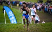17 November 2024; Efrem Gidey of Clonliffe Harriers AC during the 123.ie National Senior, Junior and Juvenile Even Age Cross Country Championships at Castle Irvine Estate in Irvinestown, Fermanagh. Photo by Ramsey Cardy/Sportsfile