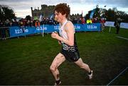 17 November 2024; Conall McClean of CNDR Track AC during the 123.ie National Senior, Junior and Juvenile Even Age Cross Country Championships at Castle Irvine Estate in Irvinestown, Fermanagh. Photo by Ramsey Cardy/Sportsfile