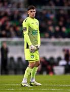 16 November 2024; Bray Wanderers goalkeeper Jimmy Corcoran during the SSE Airtricity Men's Premier Division Promotion / Relegation Play-Off match between Bray Wanderers and Drogheda United at Tallaght Stadium in Dublin. Photo by Ben McShane/Sportsfile