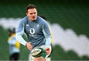 22 November 2024; Jacob Stockdale during an Ireland Rugby captain's run at the Aviva Stadium in Dublin. Photo by Seb Daly/Sportsfile