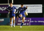22 November 2024; Harry Byrne of Leinster during the Interprovincial 'A' rugby match between Leinster and Munster at Terenure RFC in Dublin. Photo by Piaras Ó Mídheach/Sportsfile