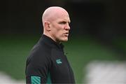 23 November 2024; Ireland forwards coach Paul O'Connell before the Autumn Nations Series match between Ireland and Fiji at the Aviva Stadium in Dublin. Photo by Ben McShane/Sportsfile