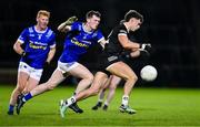 23 November 2024; Shealan Johnston of Kilcoo in action against Darragh Murray of Scotstown during the AIB Ulster GAA Senior Club Football Championship semi-final match between Kilcoo and Scotstown at Box-IT Athletic Grounds in Armagh. Photo by Ramsey Cardy/Sportsfile