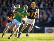 24 November 2024; Adam Screeney of Kilcormac-Killoughey in action against Peter Murphy of Castletown Geoghegan during the AIB Leinster GAA Senior Club Hurling Championship semi-final match between Castletown Geoghegan and Kilcormac-Killoughey at TEG Cusack Park in Mullingar, Westmeath. Photo by Tom Beary/Sportsfile