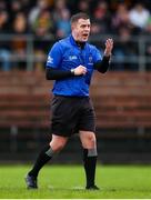 24 November 2024; Referee Niall Quinn during the AIB Munster GAA Senior Club Football Championship semi-final match between Rathgormack and Dr Crokes at Fraher Field in Dungarvan, Waterford. Photo by Michael P Ryan/Sportsfile