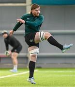 26 November 2024; Joe McCarthy during an Ireland Rugby training session at the IRFU High Performance Centre in Dublin. Photo by Ramsey Cardy/Sportsfile