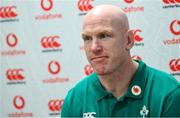 26 November 2024; Forwards coach Paul O'Connell during an Ireland Rugby media conference at the IRFU High Performance Centre in Dublin. Photo by Ramsey Cardy/Sportsfile