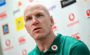 26 November 2024; Forwards coach Paul O'Connell during an Ireland Rugby media conference at the IRFU High Performance Centre in Dublin. Photo by Ramsey Cardy/Sportsfile