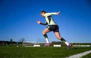 26 November 2024; Ruesha Littlejohn during a Republic of Ireland women training session at the FAI National Training Centre in Abbotstown, Dublin. Photo by Stephen McCarthy/Sportsfile