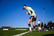 26 November 2024; Ruesha Littlejohn during a Republic of Ireland women training session at the FAI National Training Centre in Abbotstown, Dublin. Photo by Stephen McCarthy/Sportsfile