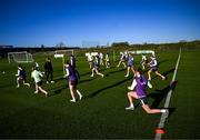 26 November 2024; A general view during a Republic of Ireland women training session at the FAI National Training Centre in Abbotstown, Dublin. Photo by Stephen McCarthy/Sportsfile