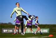 26 November 2024; Diane Caldwell during a Republic of Ireland women training session at the FAI National Training Centre in Abbotstown, Dublin. Photo by Stephen McCarthy/Sportsfile