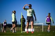 26 November 2024; Katie McCabe during a Republic of Ireland women training session at the FAI National Training Centre in Abbotstown, Dublin. Photo by Stephen McCarthy/Sportsfile