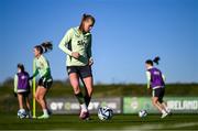 26 November 2024; Ruesha Littlejohn during a Republic of Ireland women training session at the FAI National Training Centre in Abbotstown, Dublin. Photo by Stephen McCarthy/Sportsfile