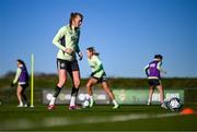 26 November 2024; Ruesha Littlejohn during a Republic of Ireland women training session at the FAI National Training Centre in Abbotstown, Dublin. Photo by Stephen McCarthy/Sportsfile