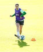 26 November 2024; Anna Patten during a Republic of Ireland women training session at the FAI National Training Centre in Abbotstown, Dublin. Photo by Stephen McCarthy/Sportsfile