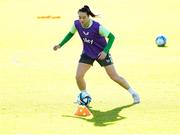 26 November 2024; Anna Patten during a Republic of Ireland women training session at the FAI National Training Centre in Abbotstown, Dublin. Photo by Stephen McCarthy/Sportsfile